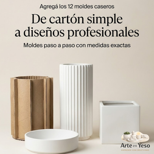 Moldes Caseros Profesionales en Yeso – Guía Paso a Paso con Medidas Exactas